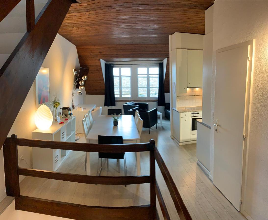 Luxury Duplex Vue Chateau Neuchâtel Buitenkant foto